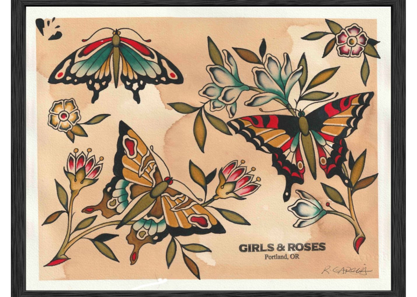 Anise Thyme and Sumac limited edition 11×14 giclée art print by Girls & Roses.