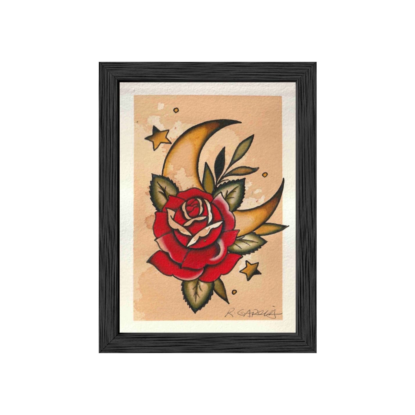 Full Bloom limited edition 5×7 giclée art print by Girls & Roses.