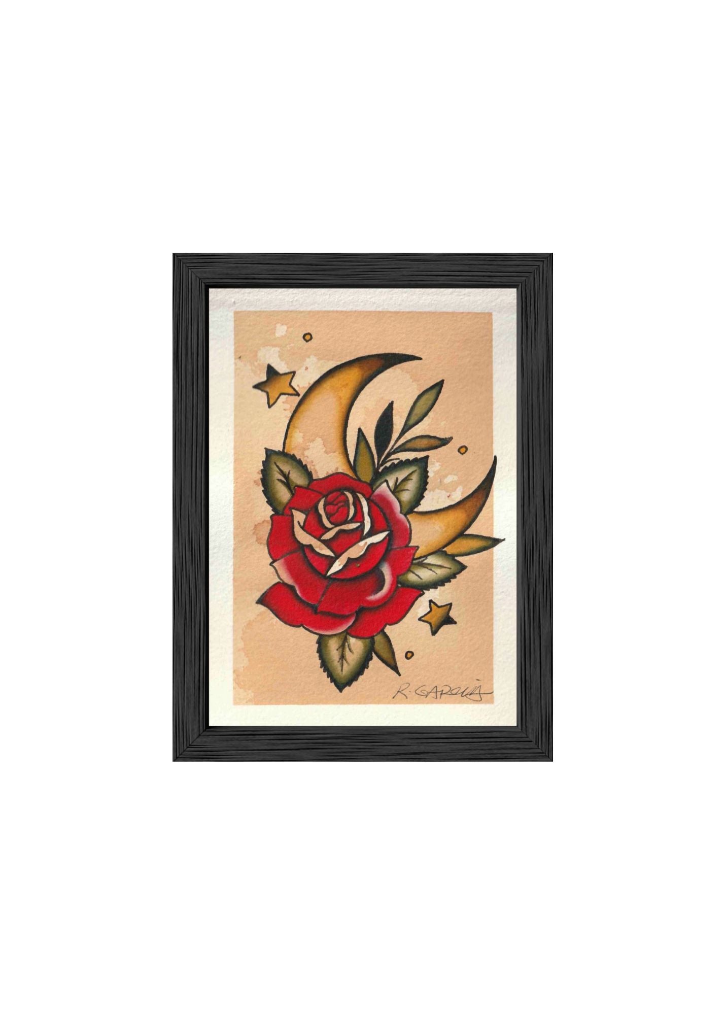 Full Bloom limited edition 5×7 giclée art print by Girls & Roses.