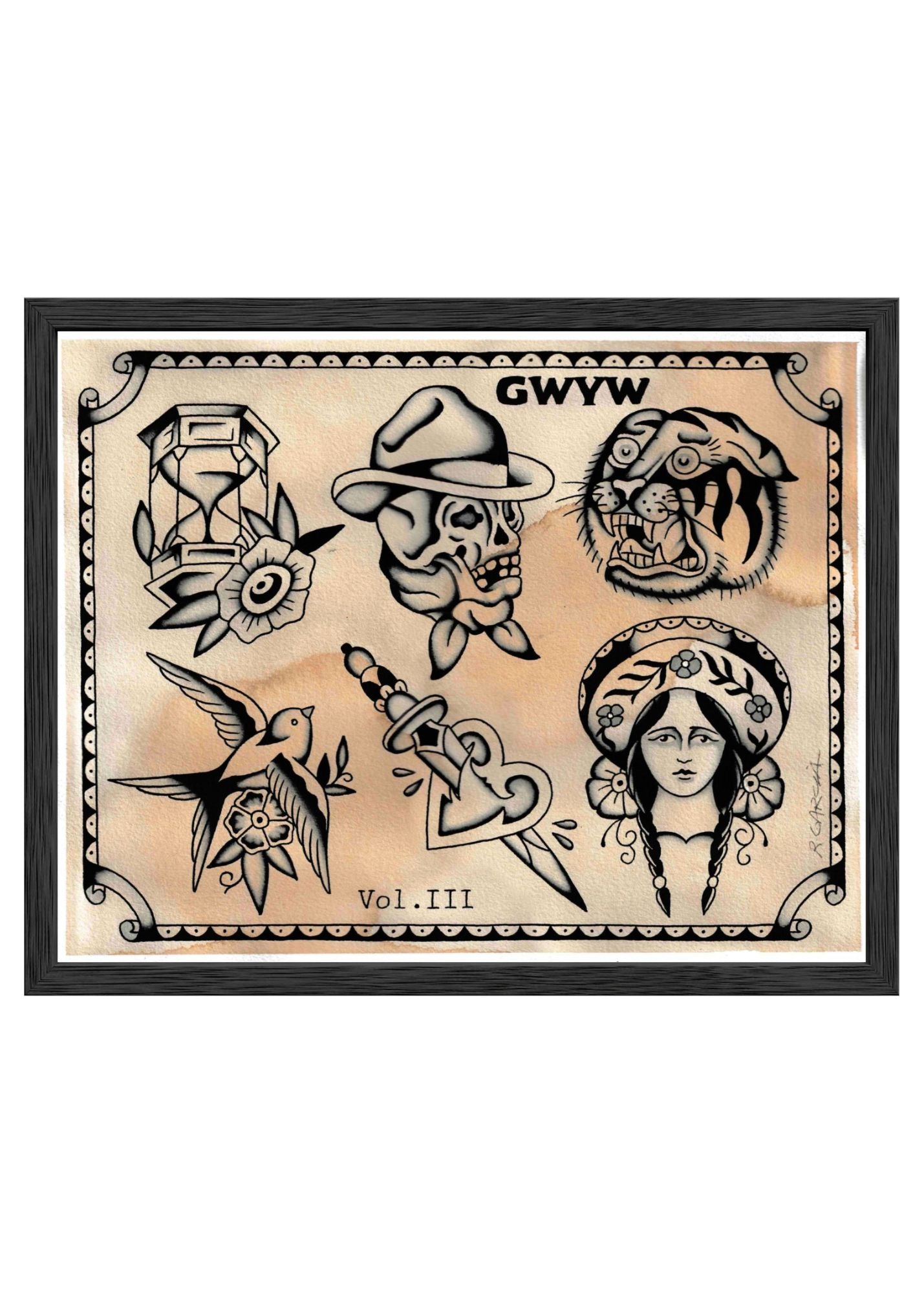 GWYW Vol III limited edition 11×14 giclée art print by Girls & Roses.