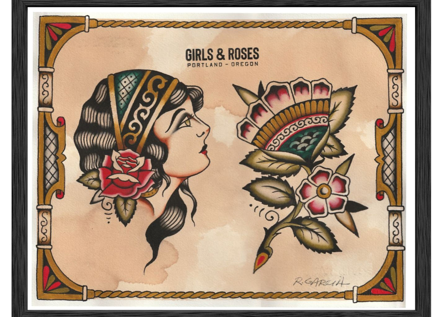 Hello Stranger, Story Untold limited edition giclée art print by Girls & Roses, museum-quality archival print.