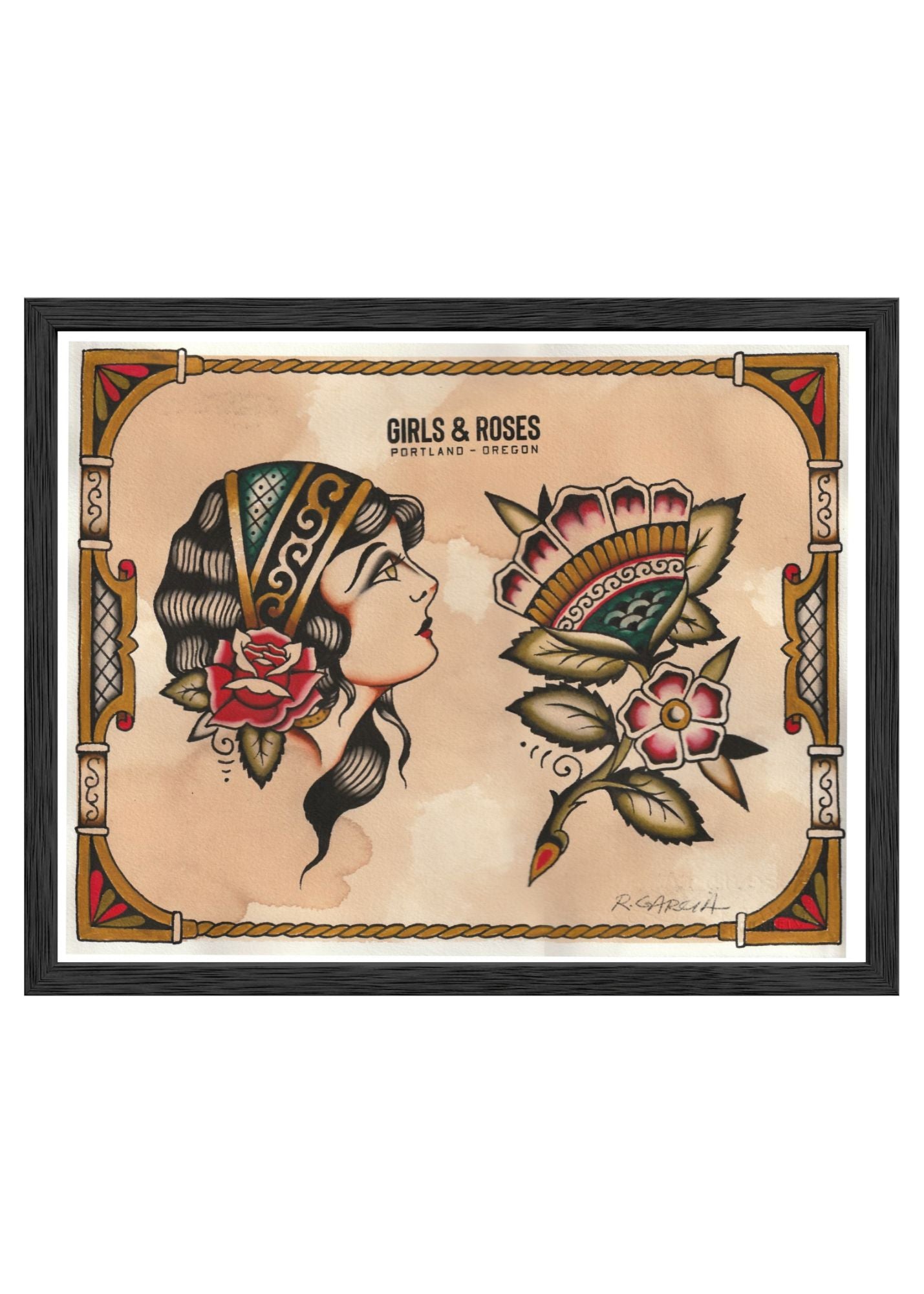 Hello Stranger, Story Untold limited edition giclée art print by Girls & Roses, museum-quality archival print.