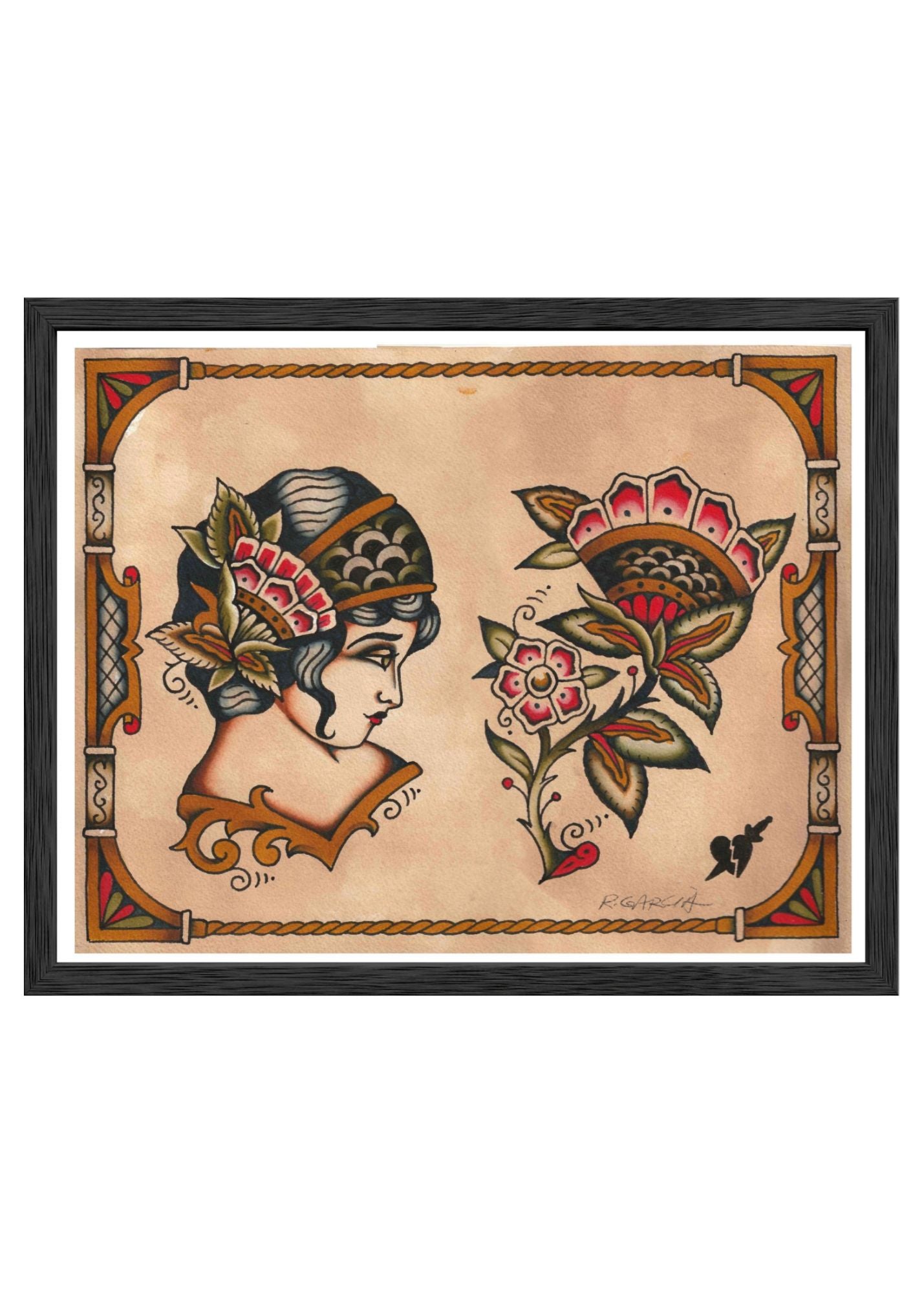 Roselle limited edition 11×14 giclée art print by Girls & Roses