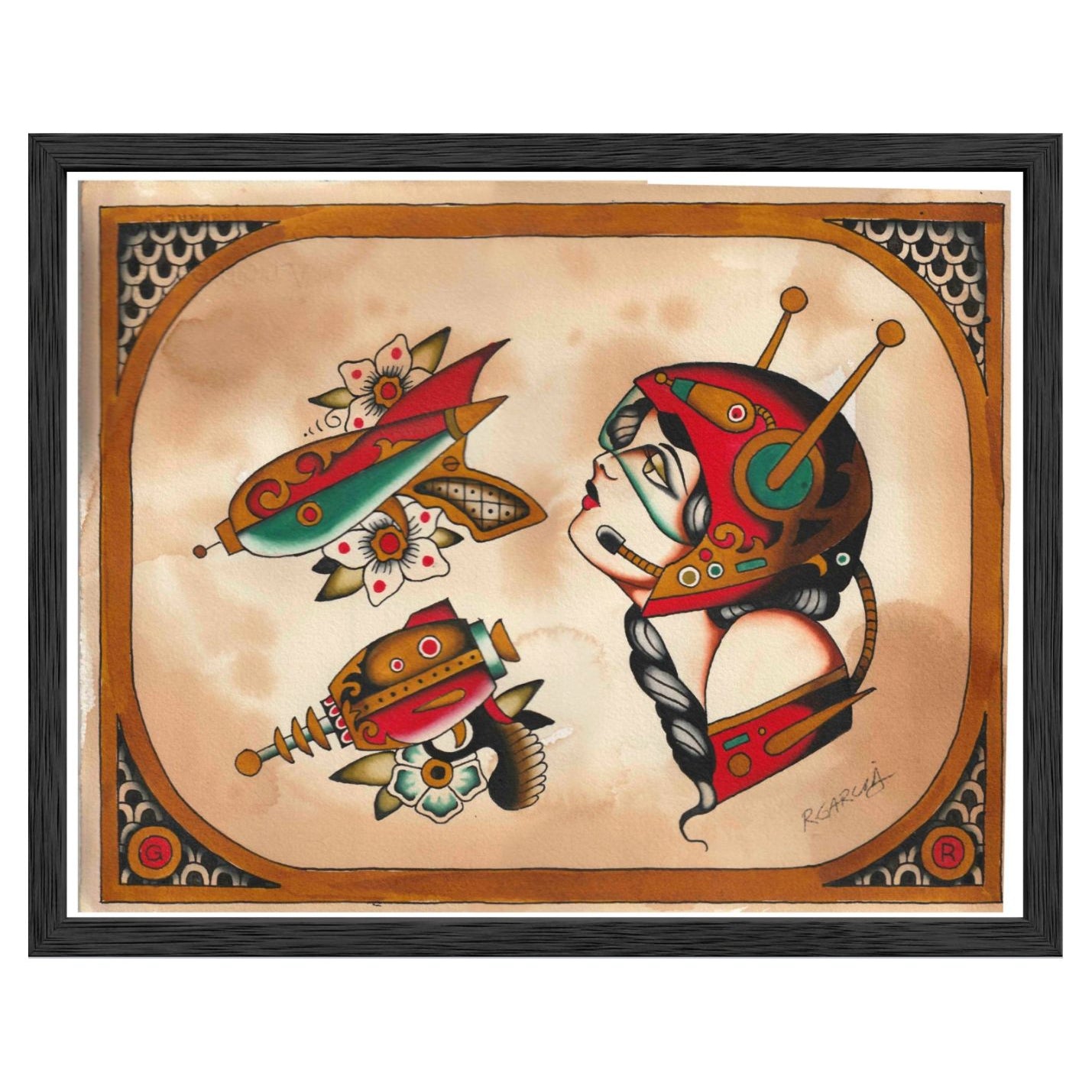 Starstruck limited edition 11×14 giclée art print by Girls & Roses